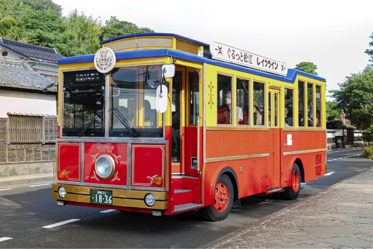 「レイクライン」で松江めぐりへ出発！